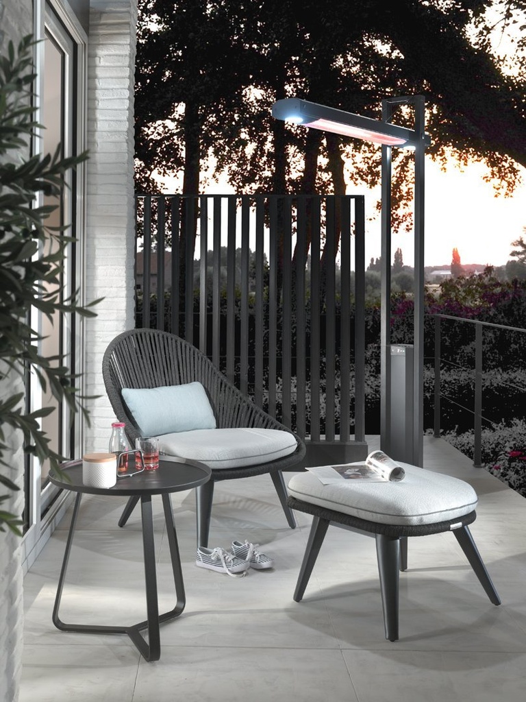 Chauffage Terrasse Infrarouge Infra Heat 2200W – Design Mobile