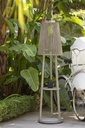 Lampadaire Solaire Teck Les Jardins TECKA – Éclairage Puissant 500 Lumens Garanti