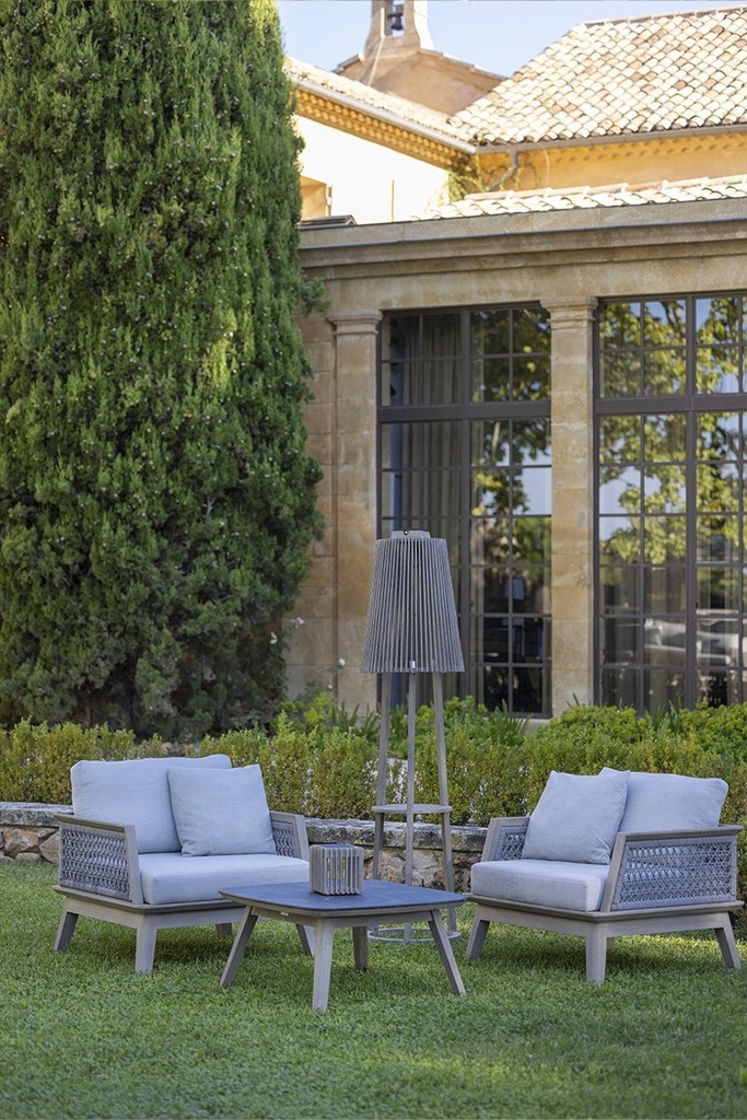Lampadaire Solaire Teck Les Jardins TECKA – Éclairage Puissant 500 Lumens Garanti
