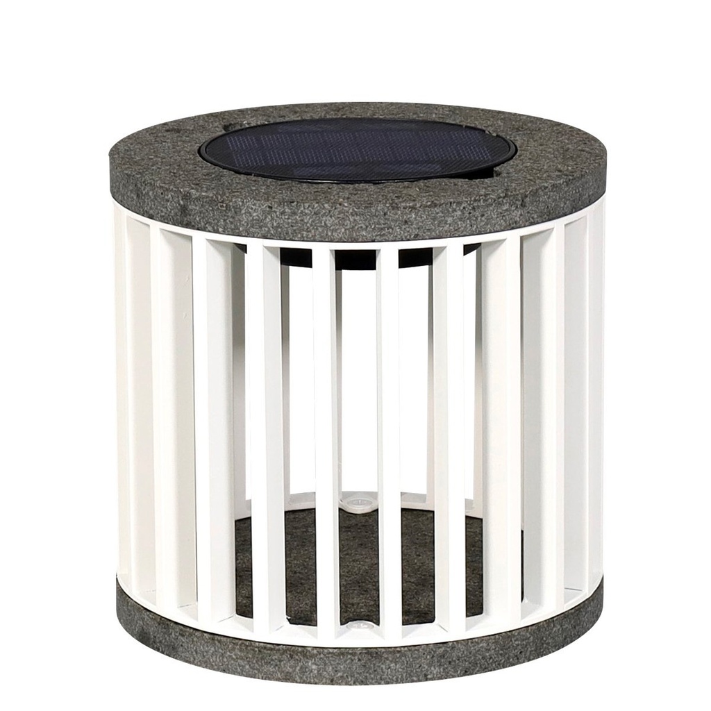Élégante Lampe de Table Solaire HALO – 200 Lumens Granit