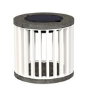 Élégante Lampe de Table Solaire HALO – 200 Lumens Granit