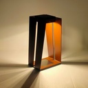 Élégante Lanterne Solaire SKAAL 40 cm – 500 Lumens Corten