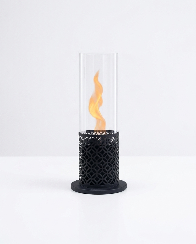 Feu de Table Éthanol Vornado Inox 50 cm – Design Minimaliste