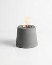Feu de Table Béton ENTTA – Design Minimaliste Gris
