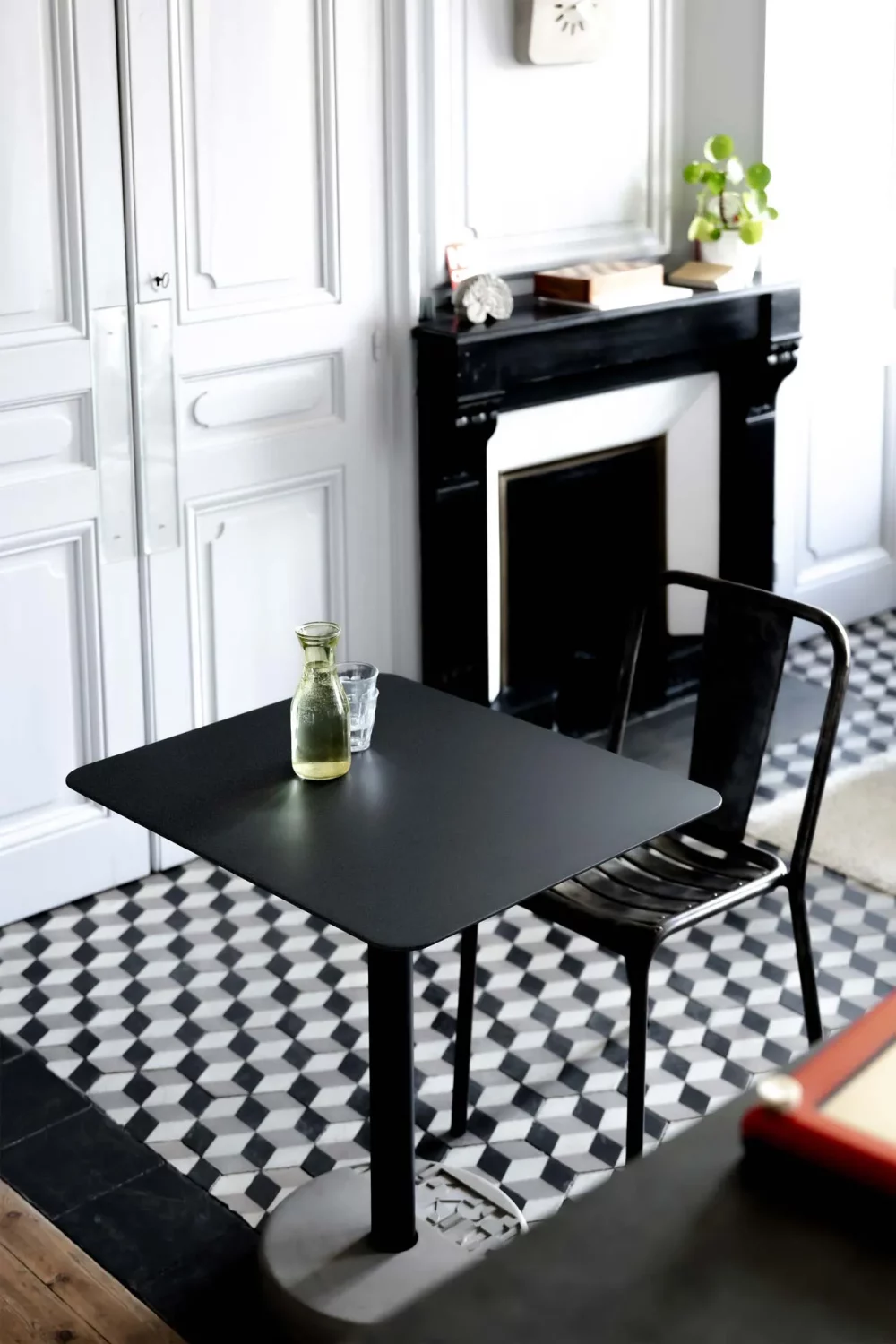 Table de Bistro Extérieur Donut Rectangulaire 70cm – Béton Design