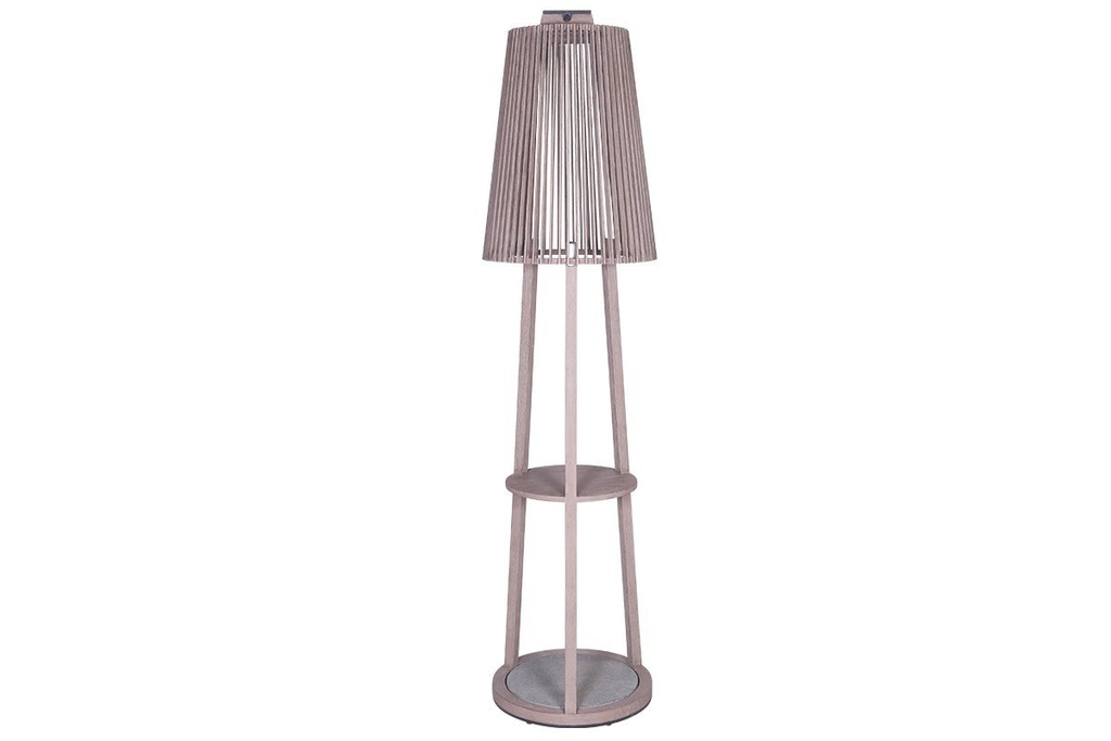 Lampadaire Solaire Teck Les Jardins TECKA – Éclairage Puissant 500 Lumens Garanti