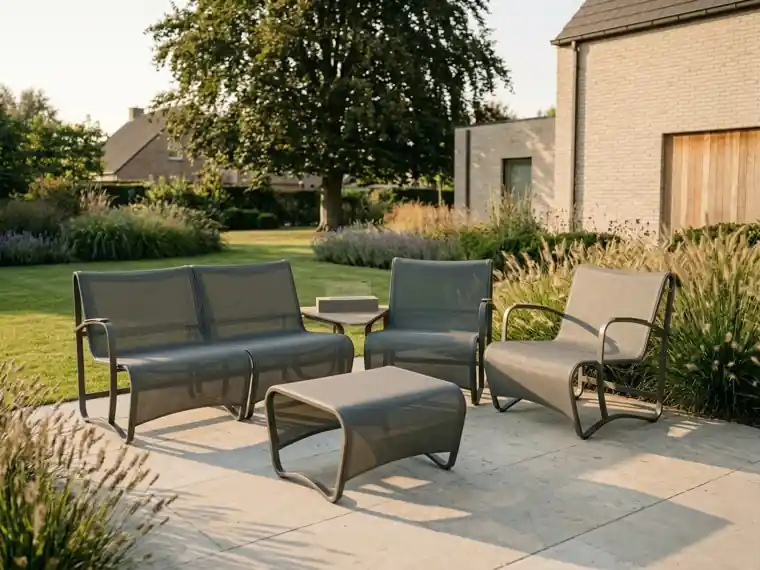 Salon de jardin modulable Jet Stream – Les Jardins (composition showroom)
